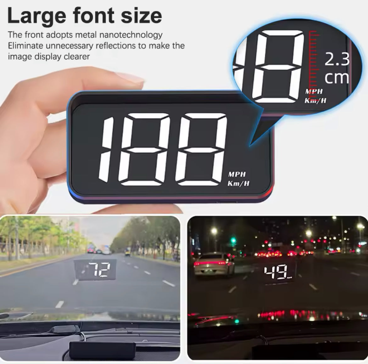 SafeSight Holo Speedometer